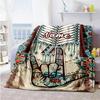 Ethnic Patterns Customize Text Blanket Throw Customizable Blanket Comfortable for Livingroom Bed Office Chair Office Ideal for All Seasons