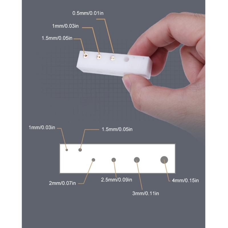 Vertical Centering Jig Drilled Rod Alignment Block For Model Making Modeling Hand Tool Building Accessories