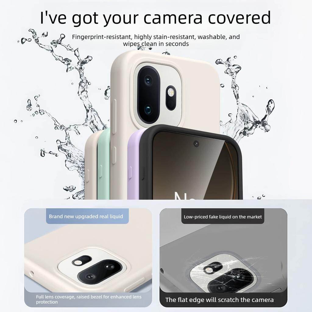 Macaron Color Real Liquid Silicone Shockproof Soft Case For Oneplus 15T 15R 15 13T 13/12R 5G Skin Fleece Anti-fingerprint Cover