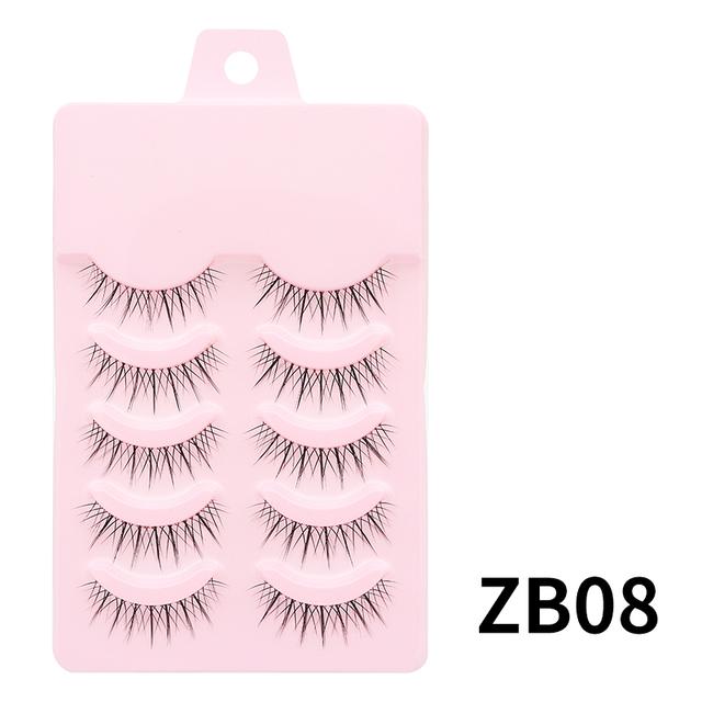 New Manga Lashes Soft Natural Eyelashes Thick False Eyelashes Manga Eyelashes Daily Dating Makeup Eyelashes Lashes Wispy 