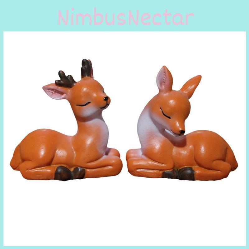 Japanese Style Resin Mini Deer Decor For Party And Holiday Celebrations