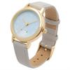 Fieldwork Animal Watch for Ladies JN035-2 Shimaenaga Fluffy Gray Leather Belt Analog