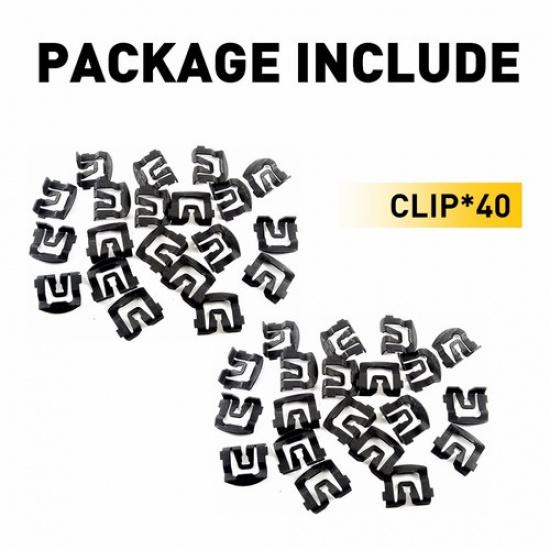 Fit Ford Windshield & Rear Window Trim Molding Clips- 1964-1993- 20 clips- #026