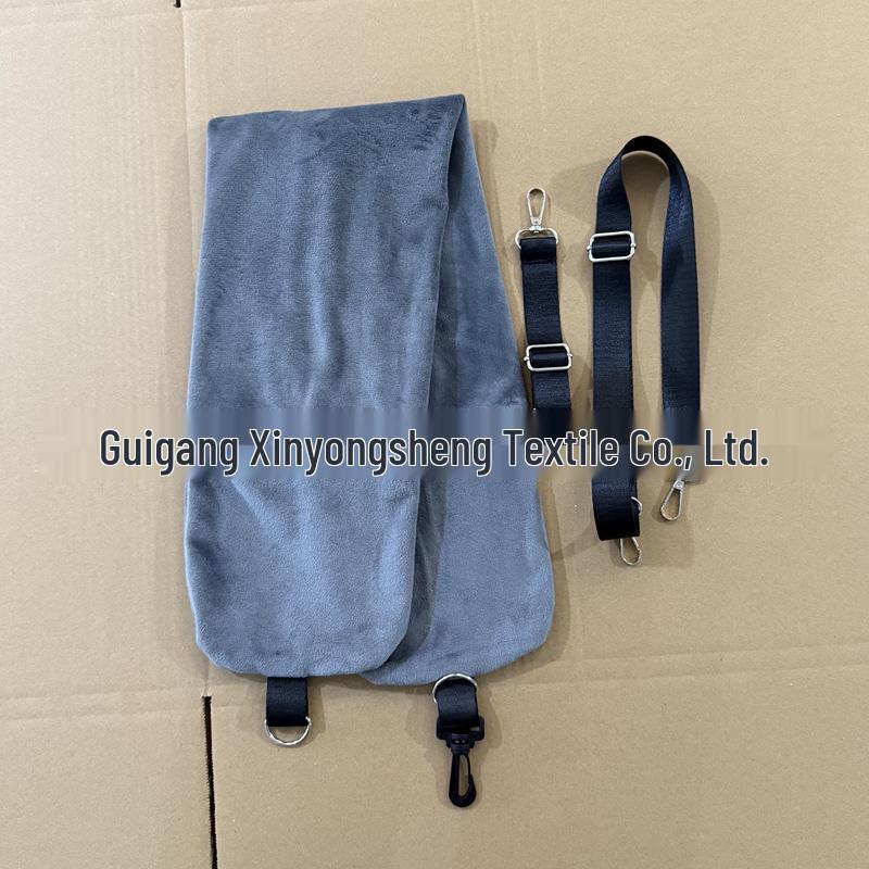 2024 Portable Travel Neck Pillow with Refillable Pillowcase for Cars, Beds, Trains, and Students