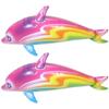 Delfin-Luftballons Bunte aufblasbare Delfine PVC-Material PVC-Delfin-Spielzeug Schulausflüge
