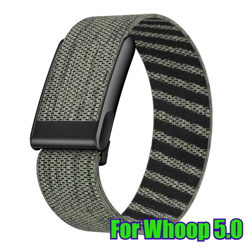 Compatible with WHOOP 5.0 / For Whoop MG WristBand Soft-Touch Silicone Waterproof Sweatproof Soft Adjustable Rubber Band for Whoop 5.0/MG