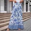 European & American Style Women's Printed Wide-Leg Casual Pants