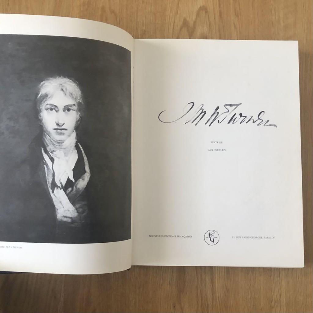 [USED] Used, high-quality bound Turner Art Collection, French language edition