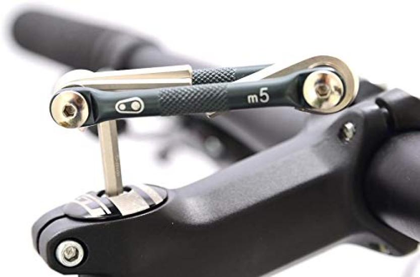 CRANKBROTHERS Tragbares Fahrrad Multi-5 Multitool, Nickel/Schwarz
