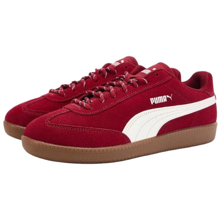 New PUMA 9 T Low top German Army Trainers Unisex Red 406756-04