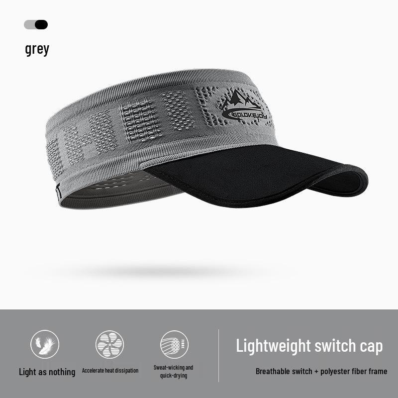 Summer Sports Visor: Lightweight, Breathable, Quick-Dry Sun Protection for Running, Training, Tennis, and Marathons