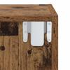 TV Cabinet Set 37 X 37 X 72 Cm Reclaimed Wood Effect Engineered Wood