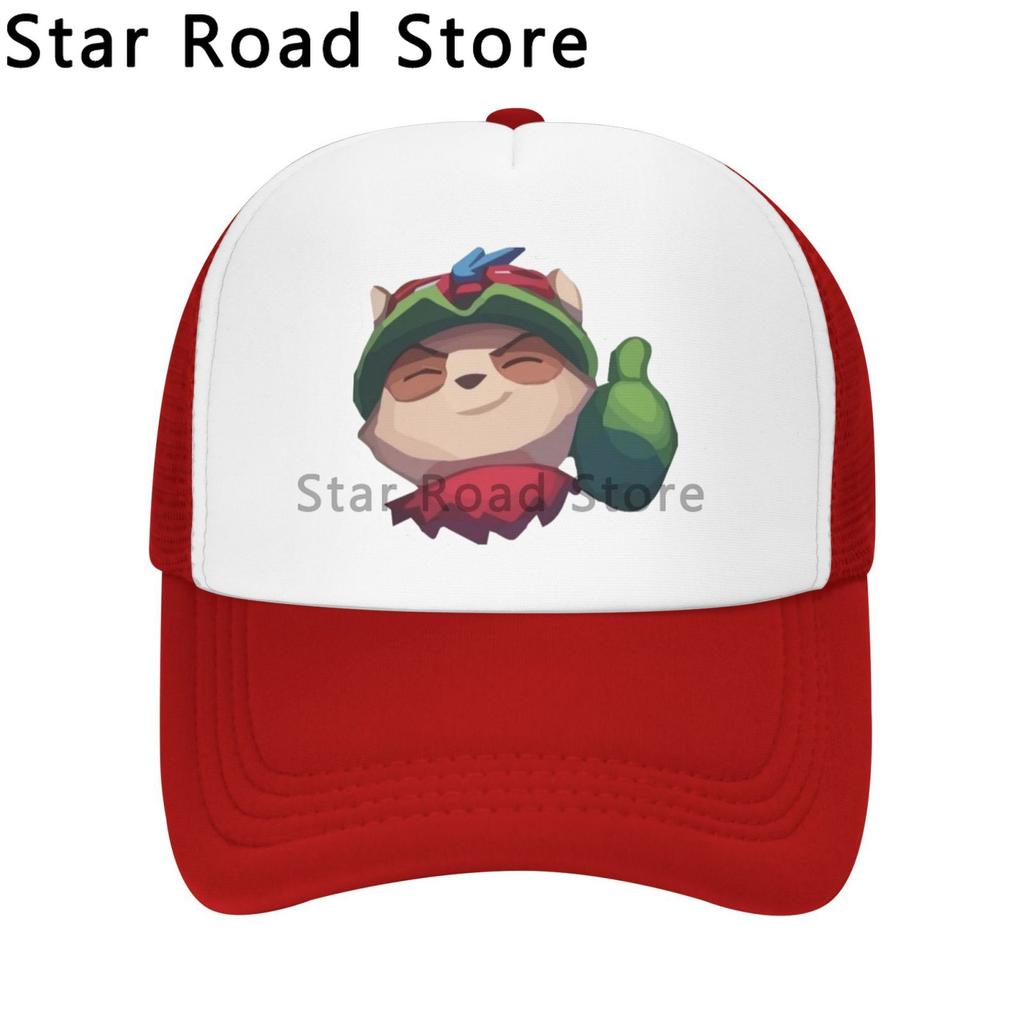Funny Teemo Print logo Unisex Baseball Caps Peaked Cap League of Legends Game Sun Shade Hats for Unisex Women