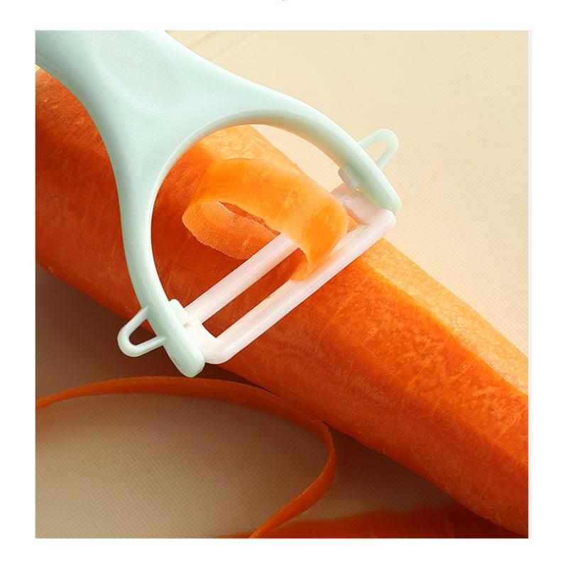 Pelador de cerámica para verduras y frutas, ecológico, para cocina, pelador de patatas y manzanas, multifunción, para el hogar, utensilios de comedor