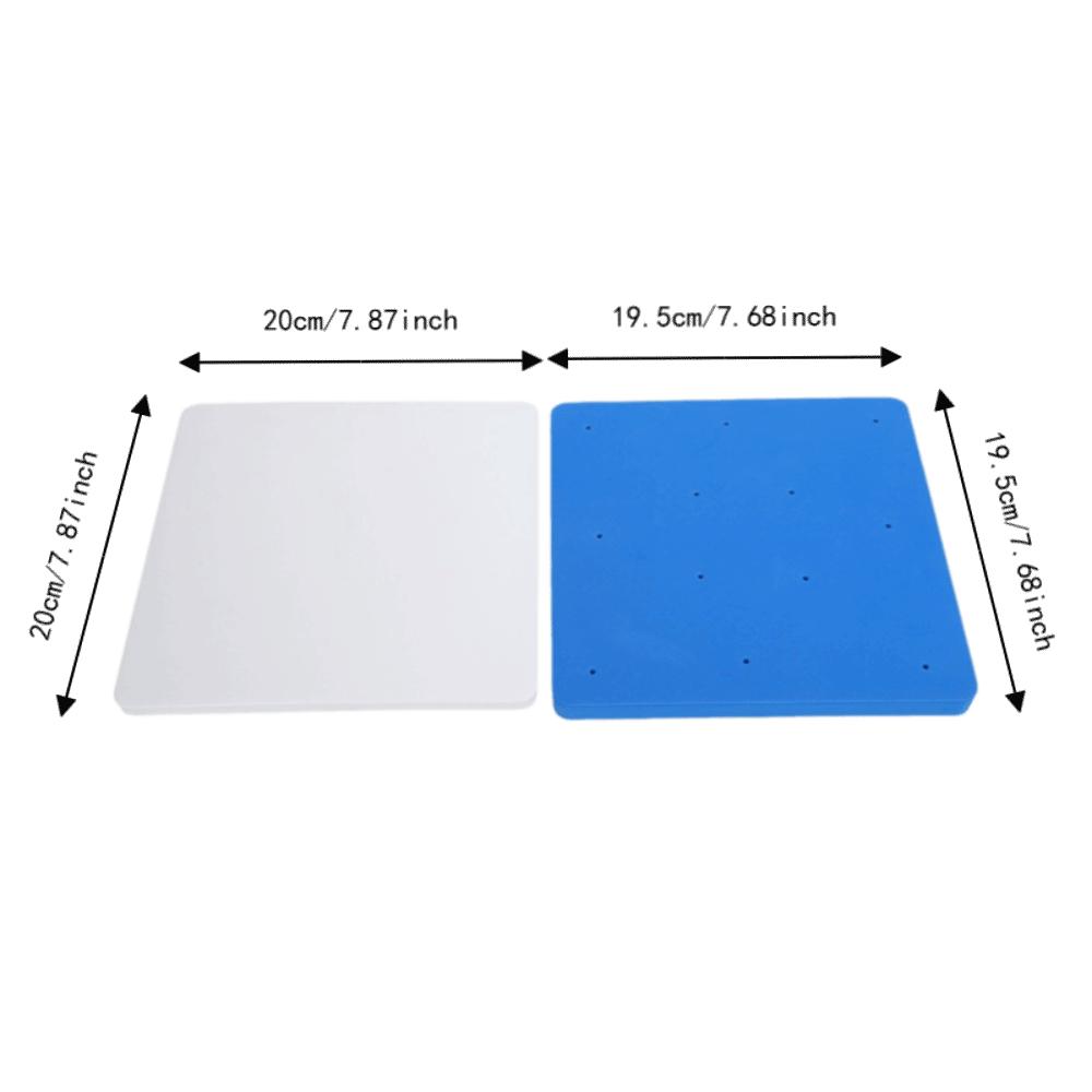2pcs 12 Hole Fondant Shaping Mat Sponge Pad Foam Material Sugar Flowers Drying Tool Drying Support Shaping Aid