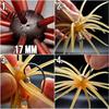 Saltwater Fishing Sinker 1/5Pcs Sea Urchin Bait Sinker 3/32 Oz 1/8 3/16 Oz Metal Tackle Lure Weight Heavy Duty with Anti-Slip Locking Hook,