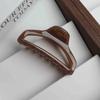 Shark Claw Hair Clip For Women With Geometric Line Design Perfect For French Updos