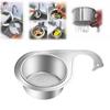 Stainless Steel Sink Drain Basket Kitchen Basin Organizer Filter Storage Shelf