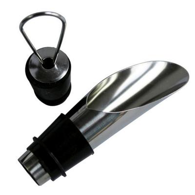 Steel Stainless Liquor Spirit Pourer Flow Wine Bottle Pour Spout Stopper Stainless Steel Cap Barware Creative Kitchen Tools