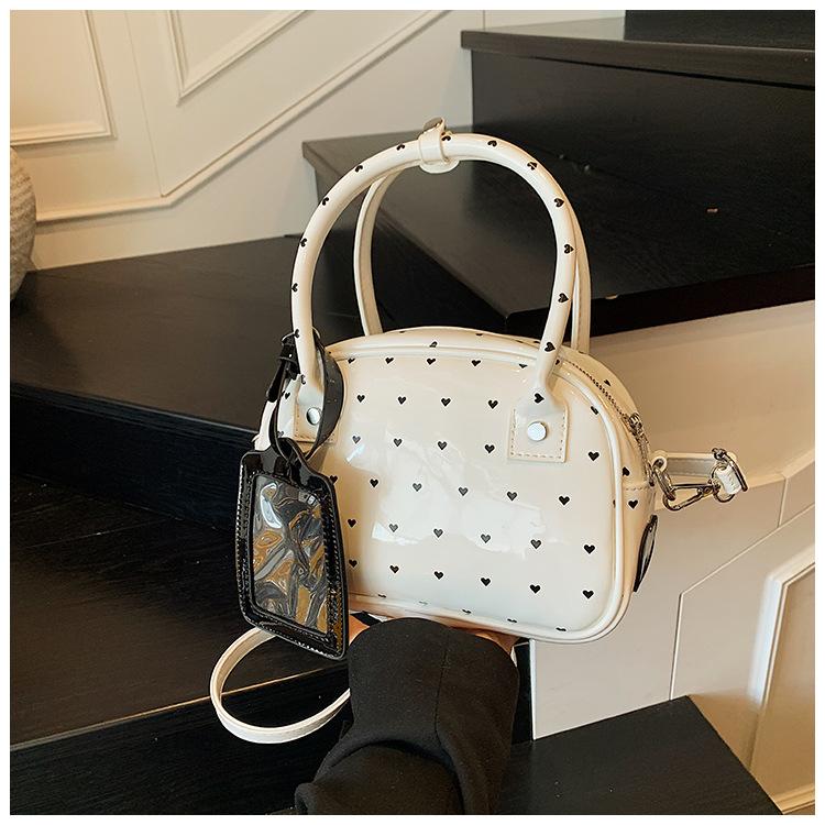 

Премиальная сумка женская новая летняя универсальная сумка-мессенджер повседневная портативная сумка для боулинга белый