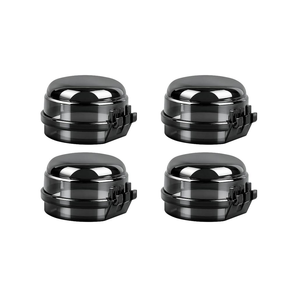 Stove Knob Safety Covers,Universal Size Gas Stove Knob Covers, Heat Resistant Oven Knob Locks, Baby Proofing