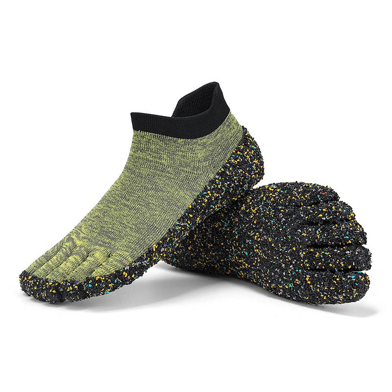 Atmungsaktive Mid-Top Fünf-Zehen-Schuhe für Wandern, Yoga, Tanzen, Fitness, Schwimmen und Freizeit 43 gray