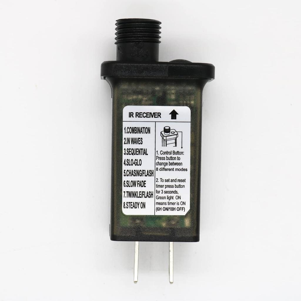 8 Mode Light LED Transformer 12V LED Controller Class 2 Power Supply, Low Voltage Transformer US Plug Adapter Replacement for String Light, not Fit