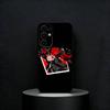 Fashion P-Persona 5 Phone Case For Samsung S25,24,23,22,30,21,10,9,Ultra,Plus,FE 5G Black Soft Case