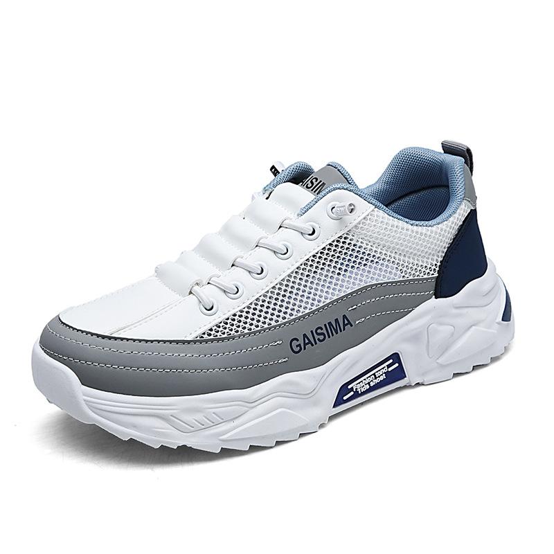 

Men s shoes summer breathable mesh thin thick sole heightening surface casual shoes 2025 new outdoor sports men s shoes 44