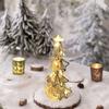 Champagne Christmas Tree Table Ornaments Glitter Christmas Tree Desktop  Photo Props
