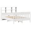 VidaXL Cadre de lit sans matelas blanc 120x190 cm bois de pin massif, lit, meuble de chambre à coucher, lit en bois, lit 3323240