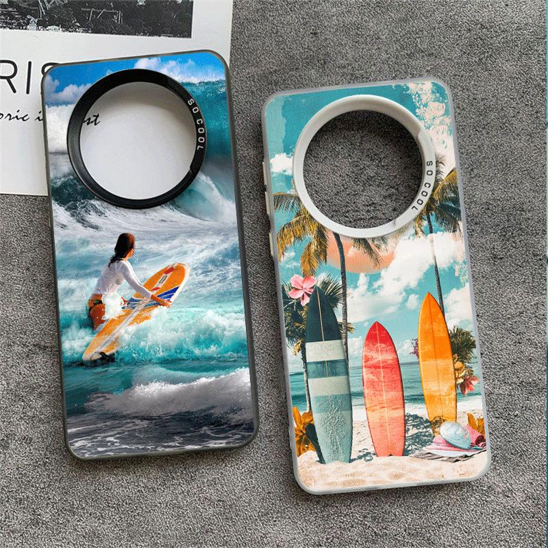 Surfboard Surfing Surf Summer Soft Phone Case for Xiaomi Redmi Note 13 14 15 Pro Plus 12S 12 11S 11 11T 10S 10 Shockproof Cover
