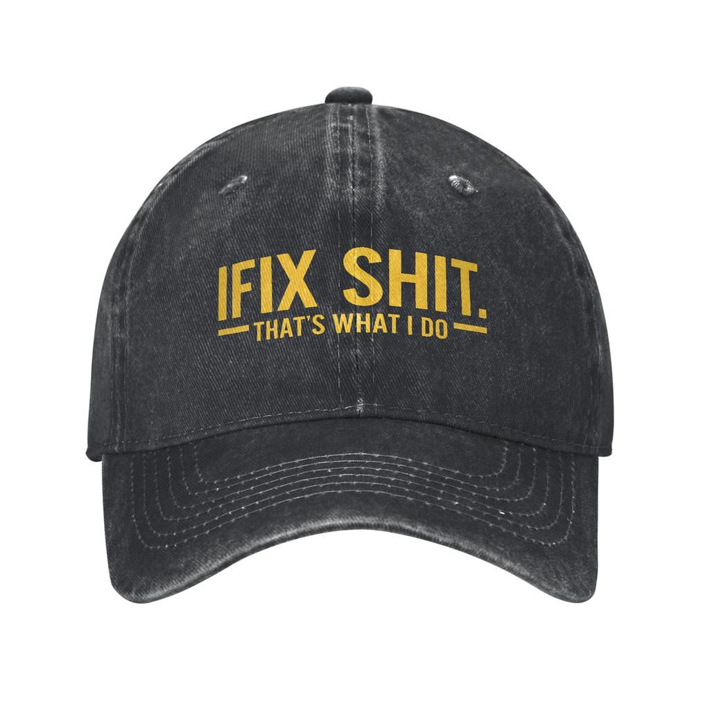 Dat is Wat Ik Doe Ik Repareer Dingen En Ik Weet Dingen Vrachtwagenchauffeurs Hoeden Outfit Voor Unisex Baseballpetten Hoofddeksels Snapback Petten Verstelbaar
