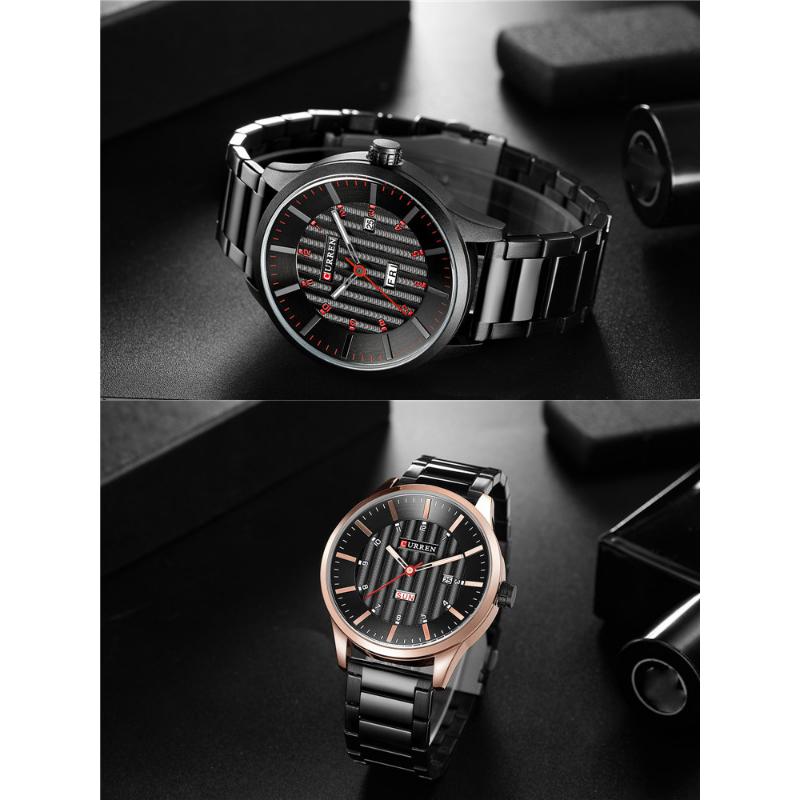 CURREN Nou Top Ceasuri Bărbați Curea Oțel Moda Negru Business Ceas Bărbați High-end Minimalist Trend