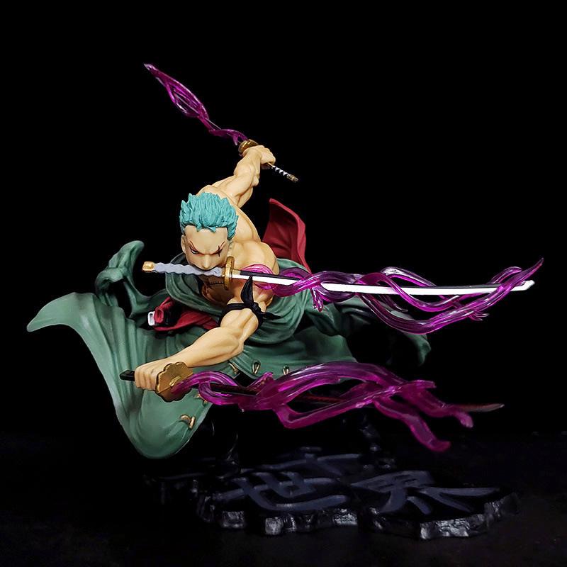 One Piece Zoro Three Thousand Worlds Figure: Three-Sword Style Model - Perfect Birthday Gift Ornament