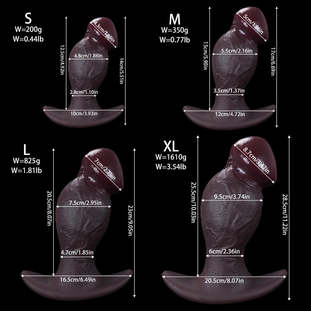 Duży Miękki Silikonowy Korek Analny Trener Analny dla Mężczyzn Kobiet Dorosła Zabawka Seksualna 18+ Dildo Korek Masażer Prostaty