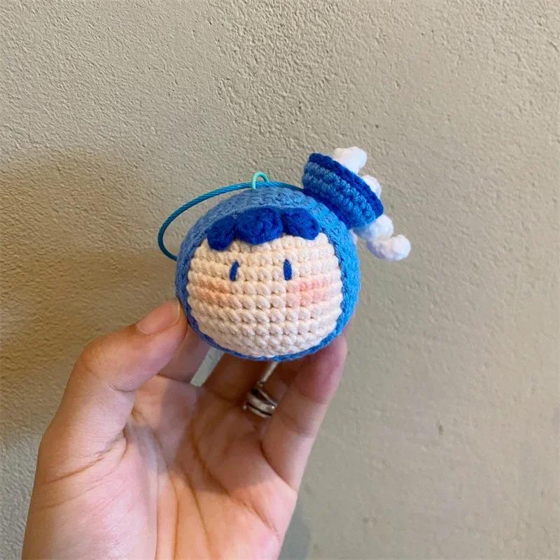 

Knitted Wool Doll Keychain Finished Cute Pendant Small Accessories Car Chain Ring Exquisite 7