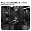 Barbell Hanger Space-Saving Holder with Hook Rust-Resistant for Athletes