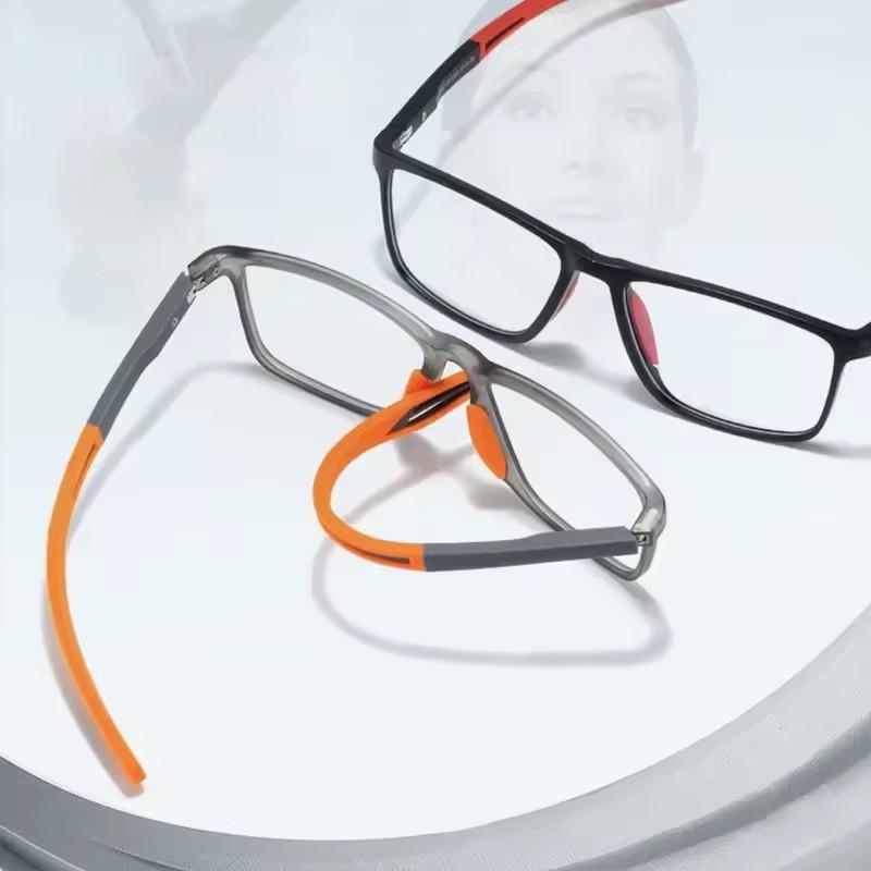Unisex Photochromic Blue Light Blocking Glasses Fashion TR90 Frame Eyewear Transparent Eyeglasses for Men Women