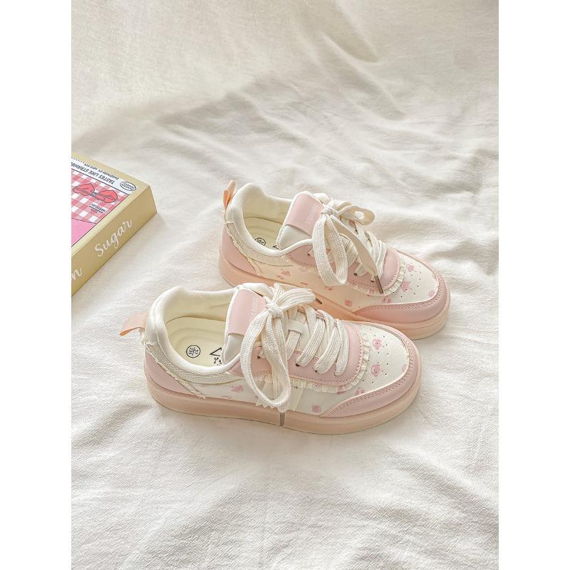 Thick-soled Little White Shoes Female Student 2 New Versatile Breathable Casual Board Shoes Bread Shoes Female