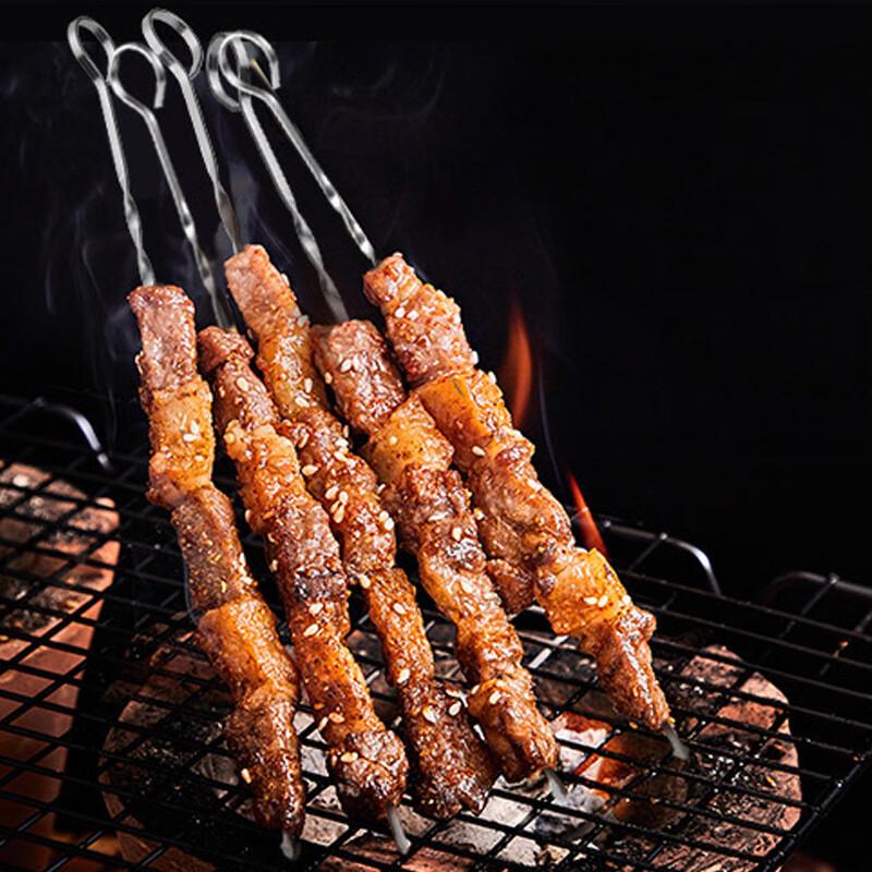 ZISIZ Outdoor BBQ Skewer Tool Set
