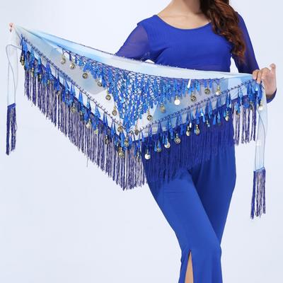 Belly Dance Waist Chain Hip Scarf Dancer Skirt Female Show Stage Stage Costume Belly Dancing Waist Belt Dancer's Supplies
