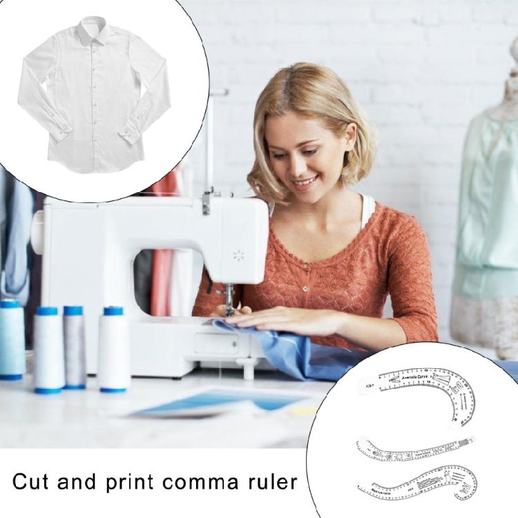 Francuskie szablony zakrzywionej linijki akrylowe linijki do szycia do precyzyjnego rysowania wykrojów odzieży cięcia tkanin krawiectwa