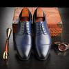 Übergröße Herrenschuhe Mode Business Kleiderschuhe Schnürschuhe Oxford Büroschuhe Herren Britische Lederschuhe Luxus Hochzeitsschuhe für Männer