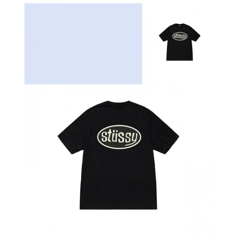 Mens Loose Fit Cotton Blend Short Sleeve T-Shirt With Cartoon Print Breathable Casual Tee Teens Adults