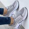 Damesschoenen Lente en herfst Nieuwe mesh ademende casual schoenen Outdoor lichtgewicht antislip wighak dikke zool sneakers