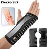 1Pcs Sports Steel Plate Wrist Guard Adjustable Strap Compression Breathable Protection Curved Aluminum Plate Palm Wrist Support