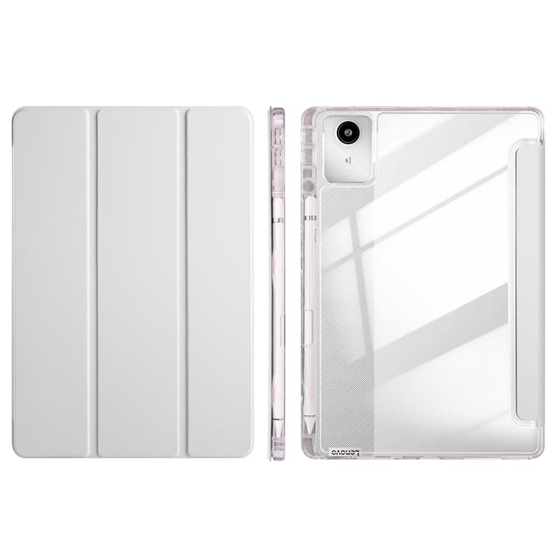 For Lenovo Tab M11 Case with Pencil Holder Acrylic Clear Back Hard Cover For Xiaoxin Pad Lenovo m11 Case tb330fu tb331fc