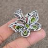 Peridot Gemstone Handmade 925 Sterling Silver Jewelry Pendant 1.65" KKG-82