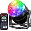 Disco Projector Rotating Disco Ball LED RGB Spotlight + Remote Control